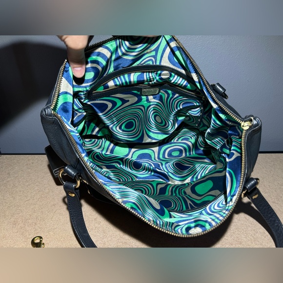 Hayden-Harnett Large Black Athena Boho Tote Bag - Picture 7 of 10